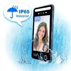 Evolve - AI8 IP65 Face Recognition Access Control with waterproof IP65 rating in action.