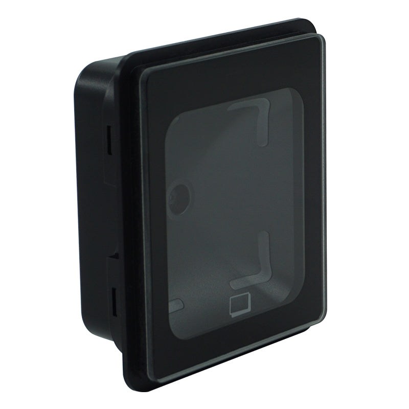 QR120 QR Code Reader QR Code Reader with black finish and tempered glass.