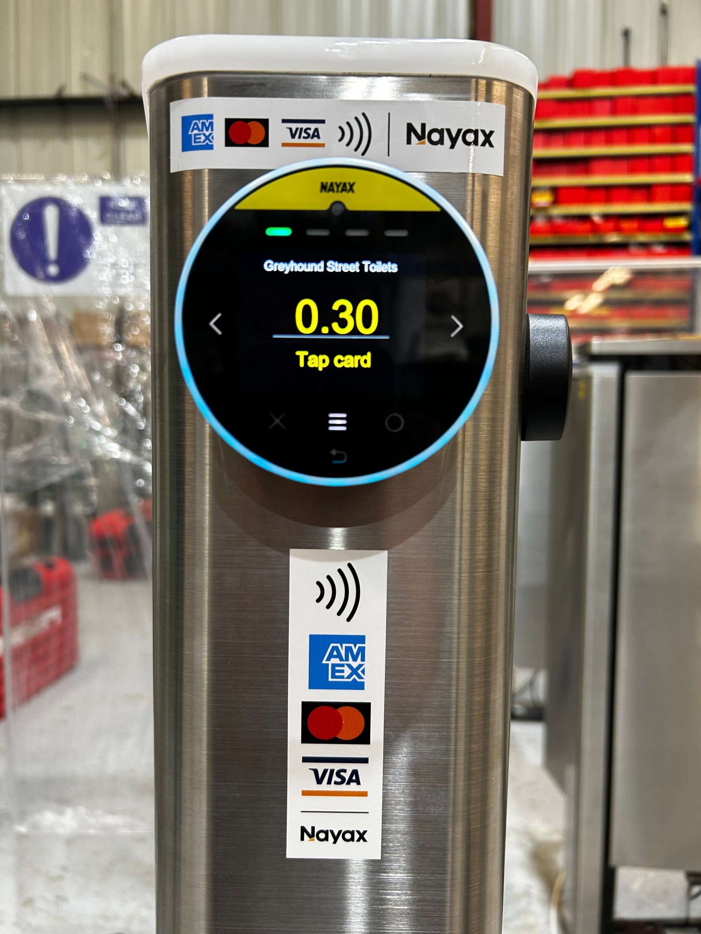 Nayax Contactless Reader Nayax Contactless Reader Evolve Nayax Contactless Reader for cashless payments, featuring NFC and QR capabilities.