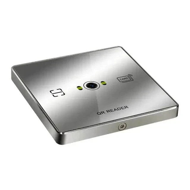 Anti Vandal QR Reader with tempered glass finish for secure card and barcode scanning.