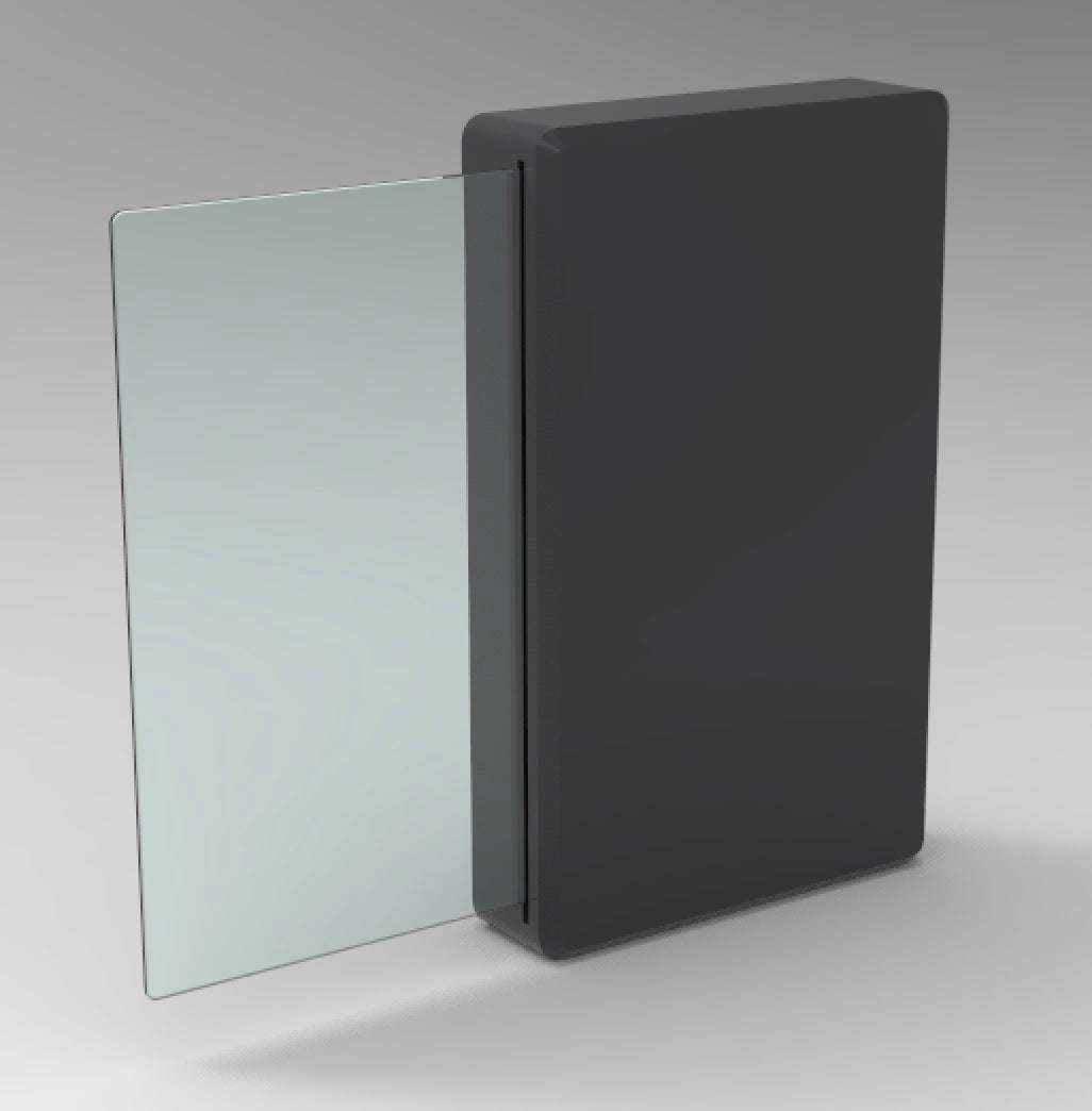 RGRetail 2 Retractable Gate by Evolve Security Products Ltd, shown with sleek design.