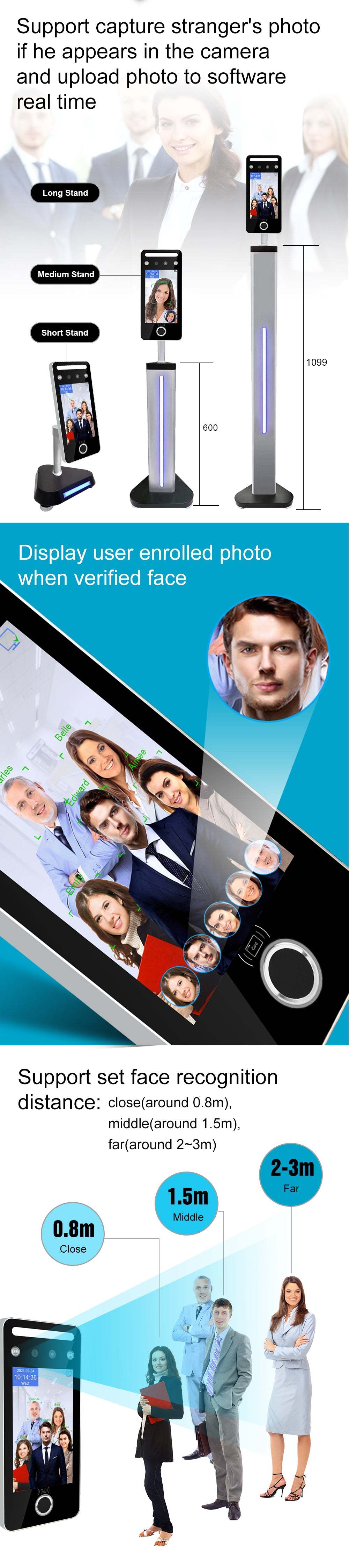 FaceAI 7 + Finger Face Recognition FaceAI 7 Facial Recognition