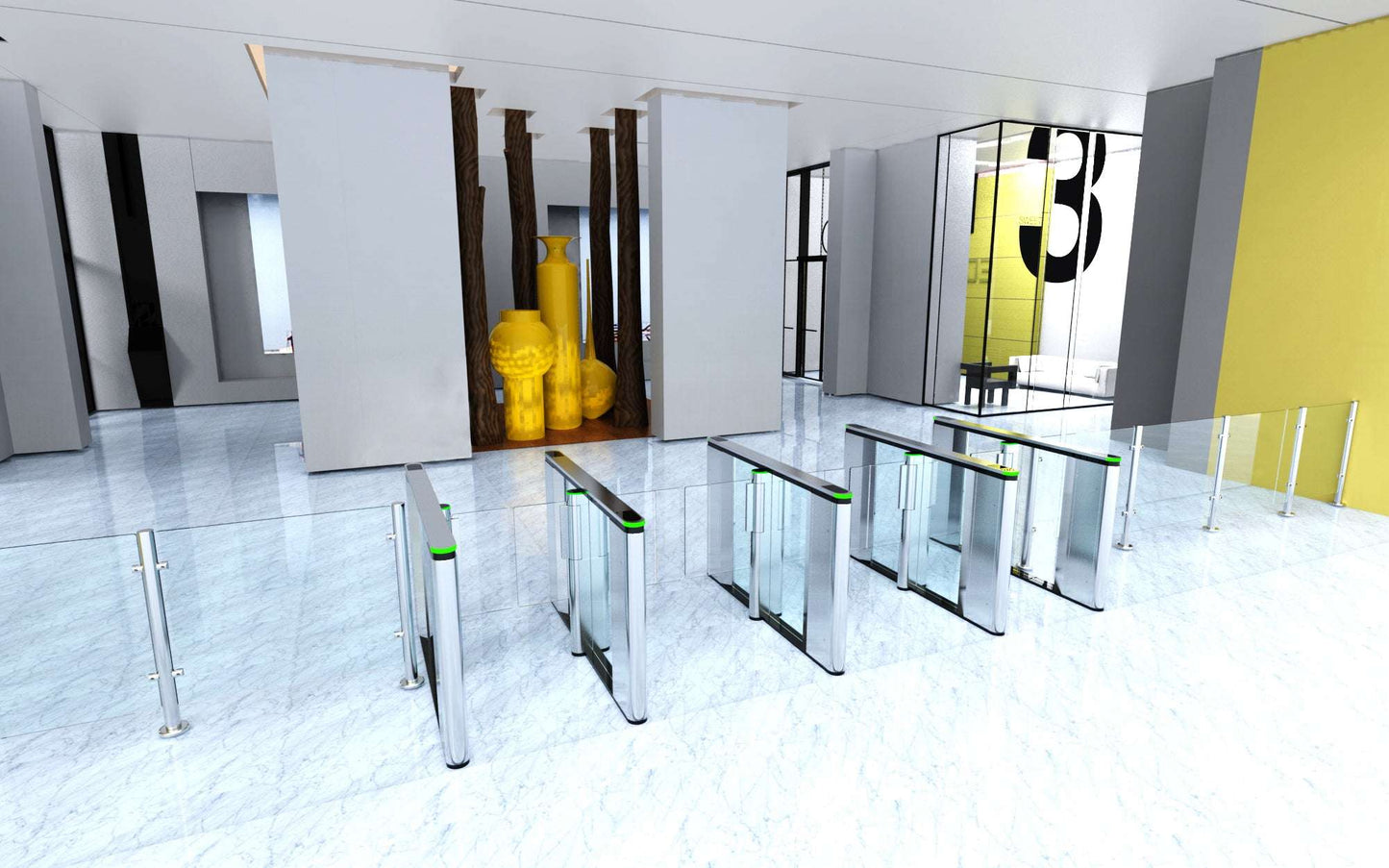 Evolve PG500 Paddle Gate for Secure Pedestrian Access