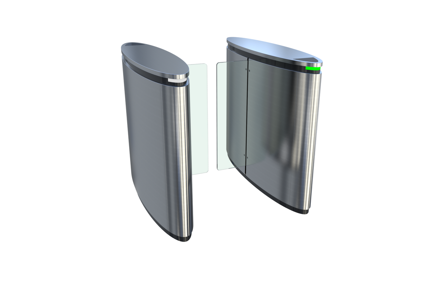RG200 Retractable Gate for secure pedestrian access in corporate settings.