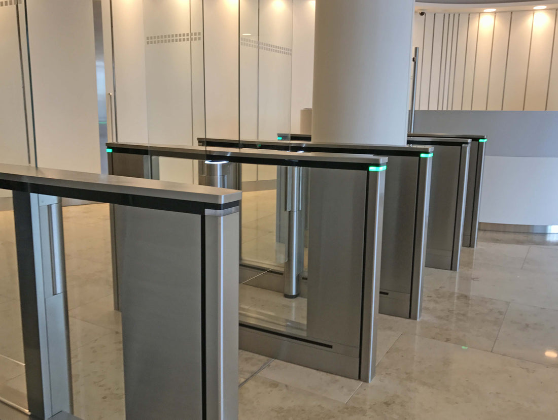How to Choose the Right Speed Gate for Your Building in 2026 displayed in a modern office setting with sleek designs.