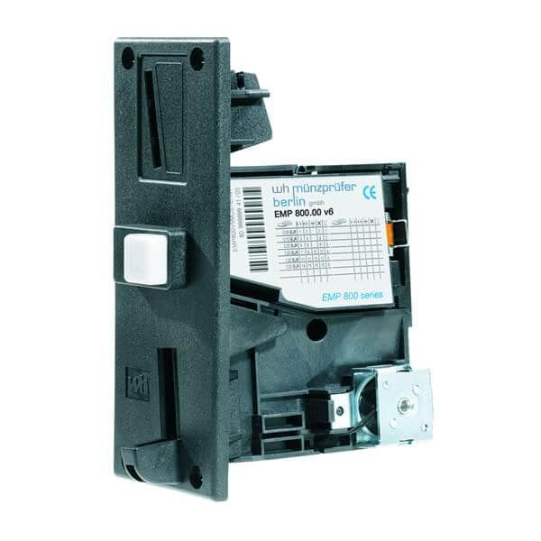 Coin Mechanisms & Coin Validator - Supply & Repair image of a coin validator unit EMP 800.00 v6 by Willing's Services.
