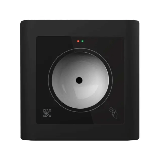 Access Control Card and QR Readers - Evolve QR Code Reader in sleek black design for intelligent access solutions.