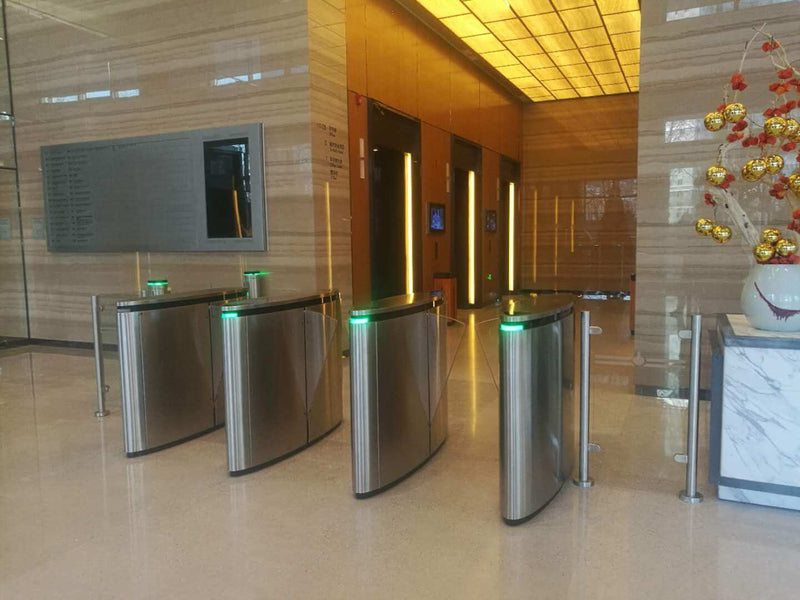 Evolve RG Retractable Speed Gates - Access Control Solutions UK