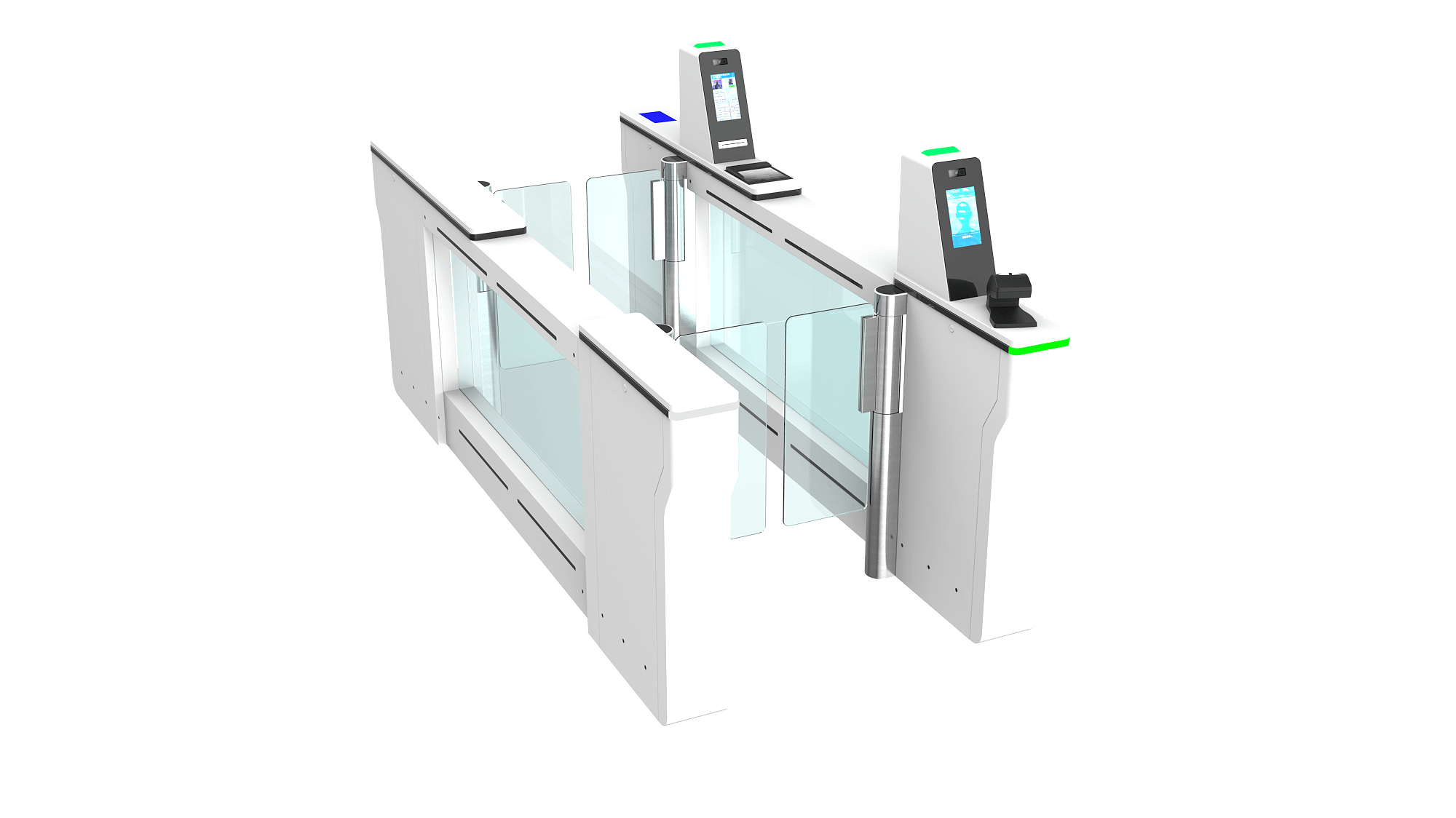 APG-200 transit speed gate designed for secure transit and airport environments with advanced access control.