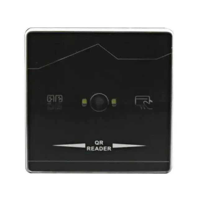 QR Code Reader Access Control Device - Evolve Security UK Ltd, designed for NFC and barcode scanning.