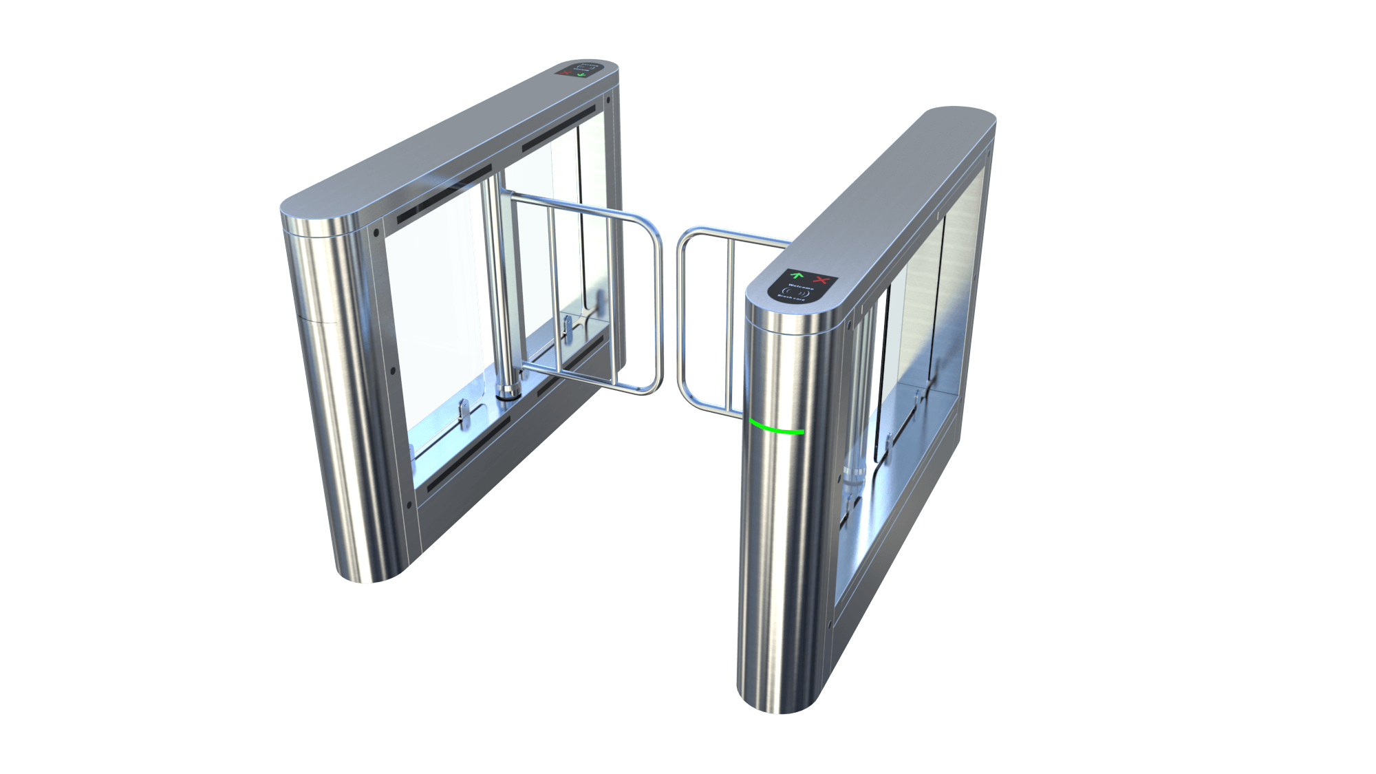 ES200 External Speed Gate designed for secure outdoor pedestrian access control.