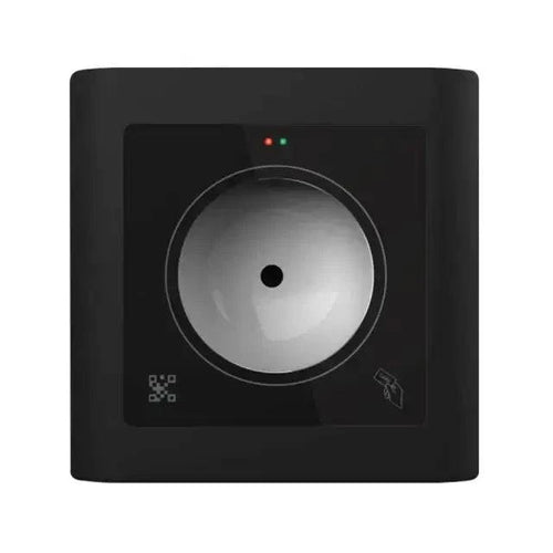 Evolve Anti Vandal QR Code Reader front view showing reading area and indicator lights.