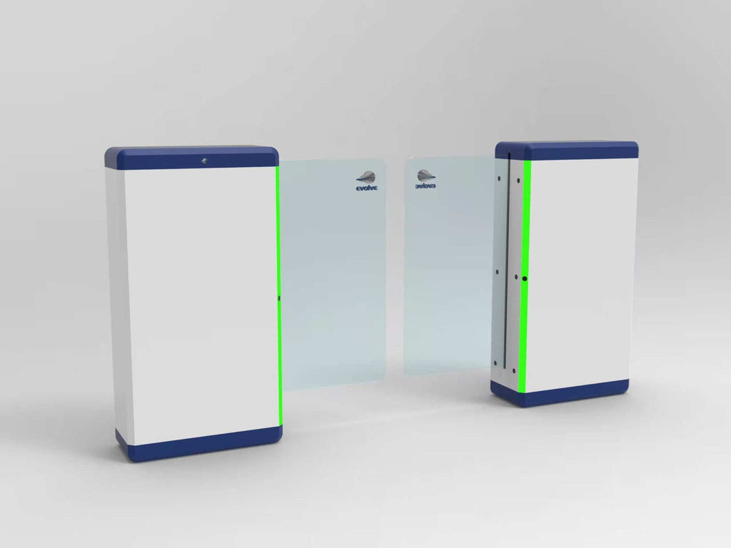 Evolve - RGRetail Retractable Speed Lane Gate