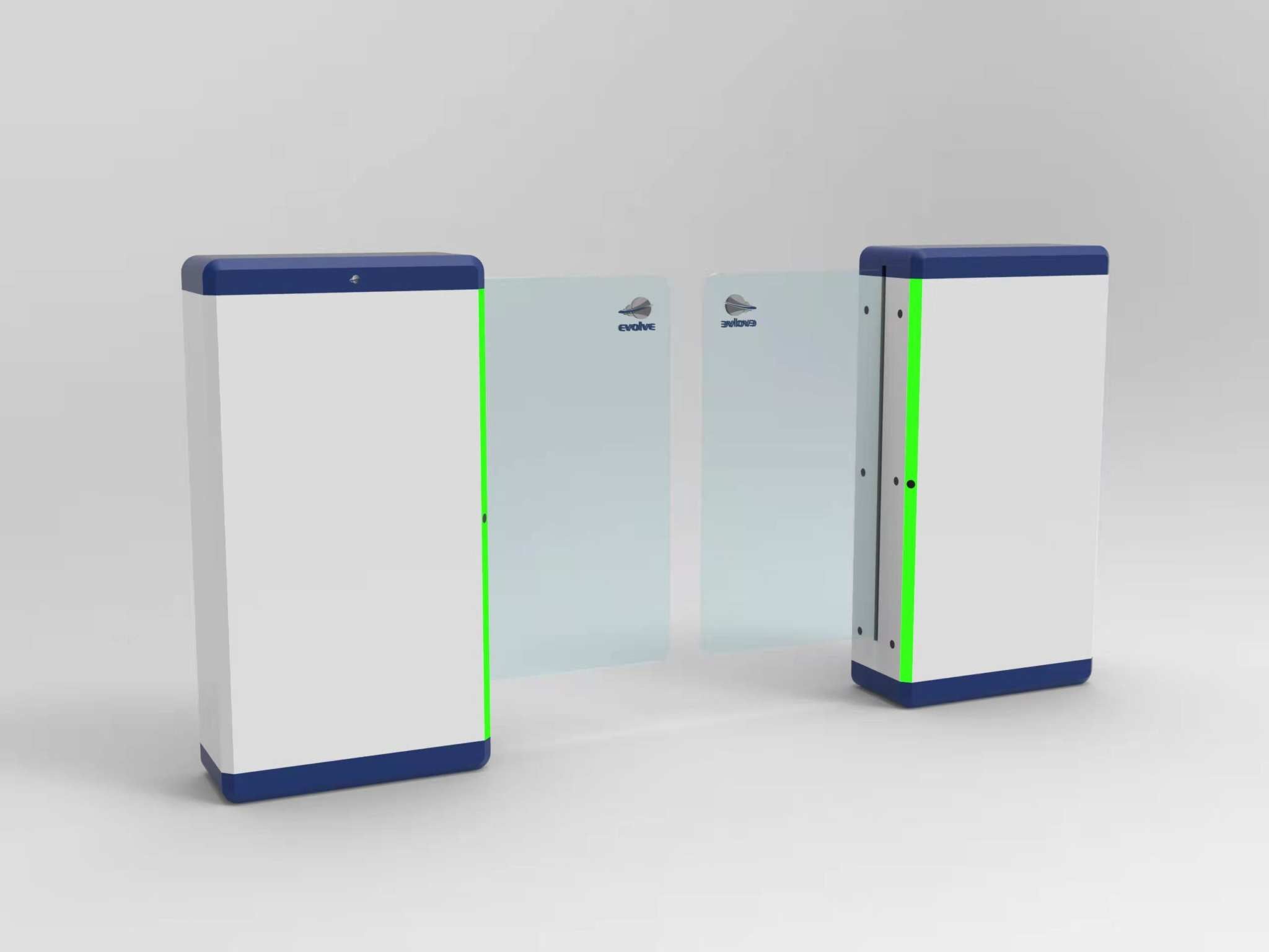 Evolve - RGRetail Retractable Speed Lane Gate