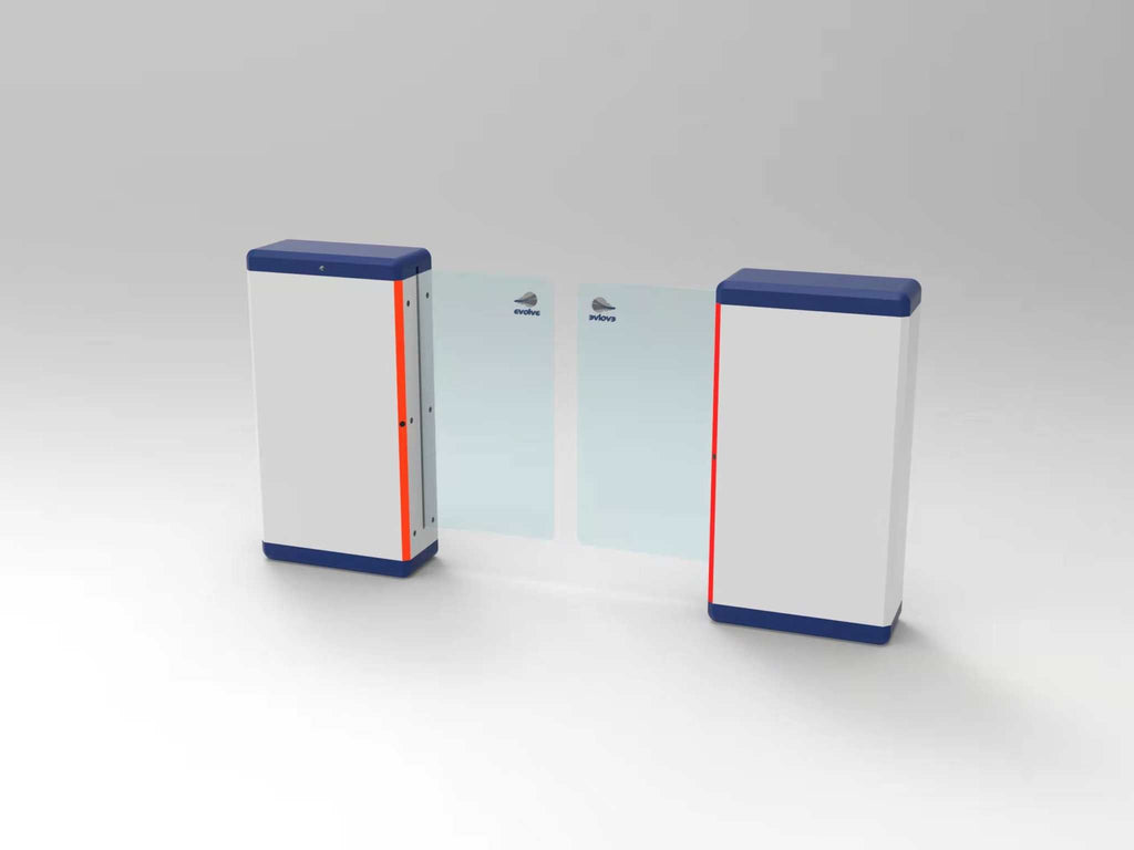 Evolve - RGRetail Retractable Speed Lane Gate