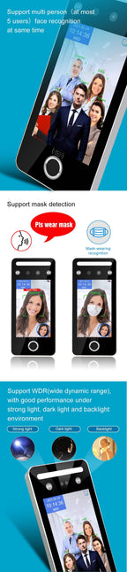 EvolveFaceAI 7 - Finger & Face Recognition Access Control