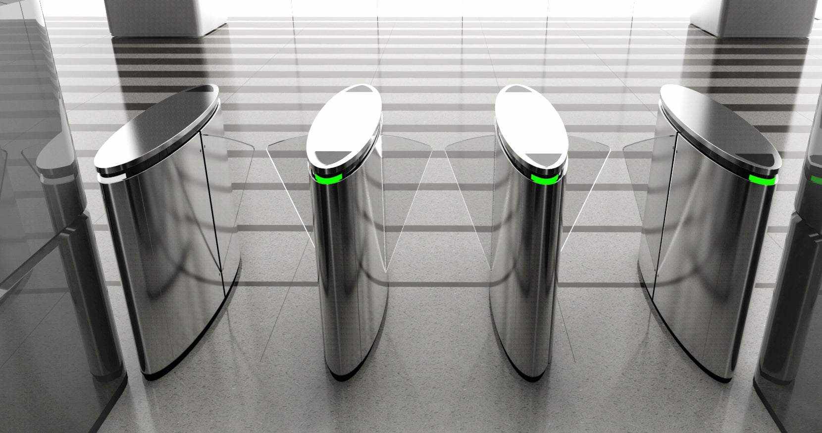 Evolve - RG100 Retractable Speed Gate